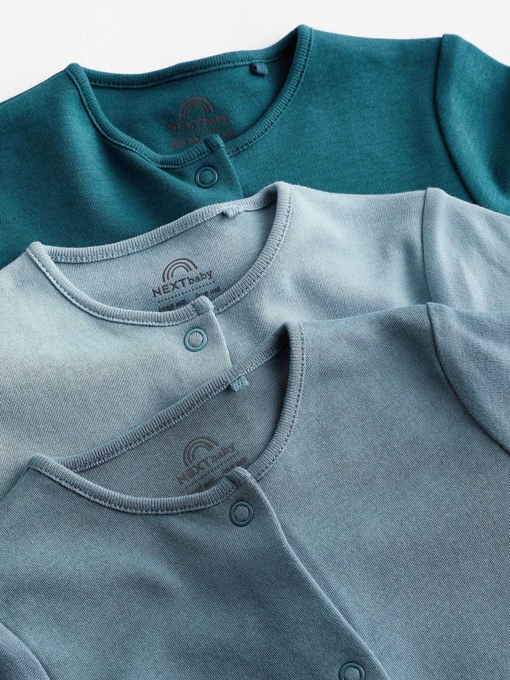 Комбинезон / Cлип для малышей Next D84-250, 3 шт., Синий, Голубой