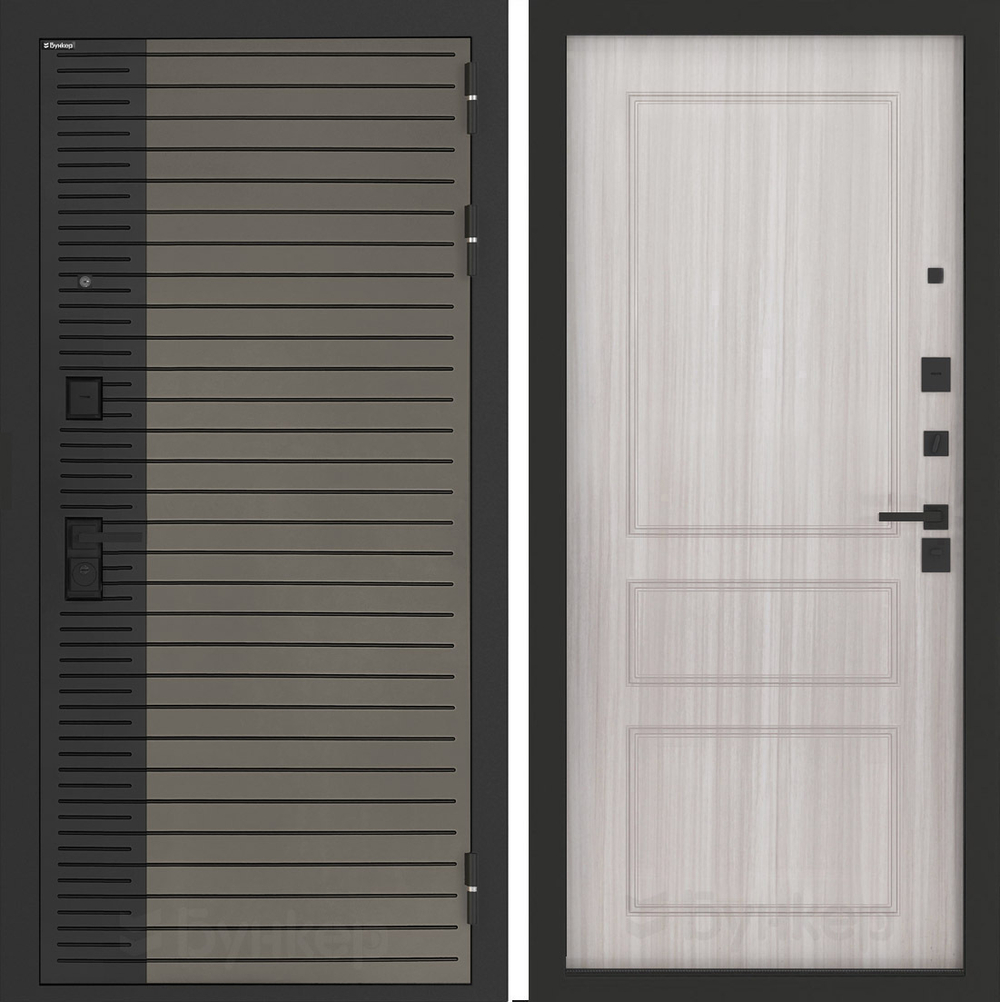 Входная дверь Бункер BN-15 - 03 Сандал белый