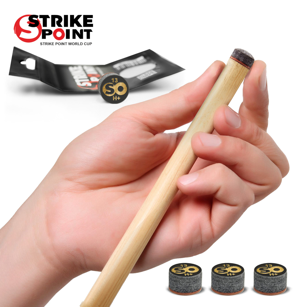 Наклейка для кия 13мм STRIKE POINT World CUP H+, с фиброй