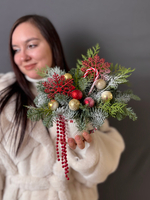 Новогодняя композиция в кружке «Новогодние чудеса»