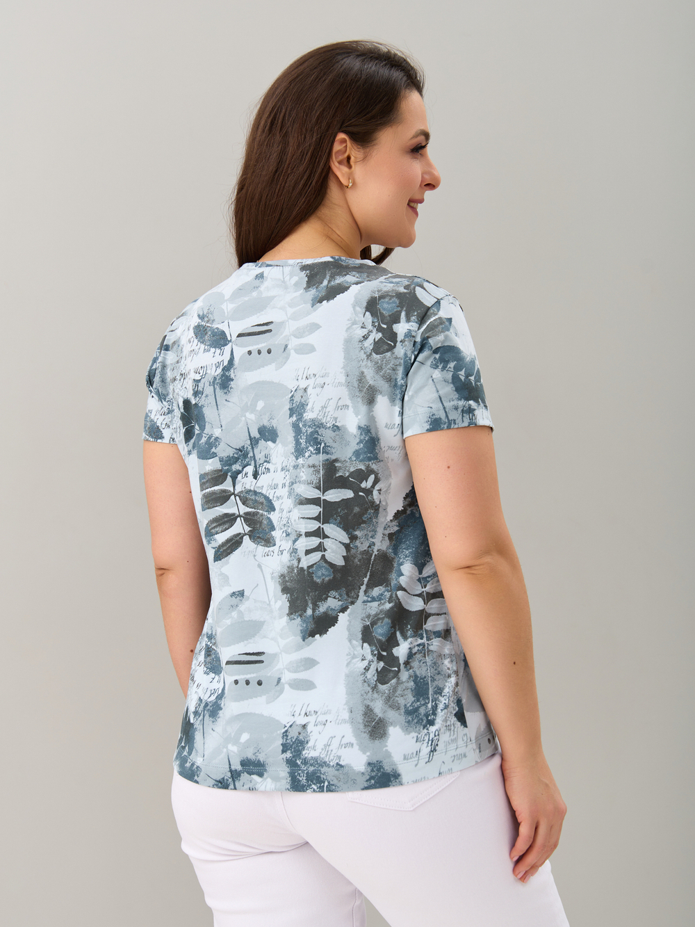 Футболка Фкл-192/морволна-листья