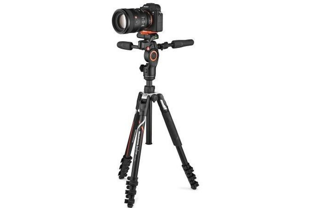 Штатив Manfrotto BeFree MKBFRLA4BK-3W алюминиевый сплав (с головой 3-Way) черный