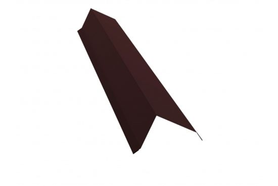 Торцевая планка RAL 8017 2 м шоколад коричневый