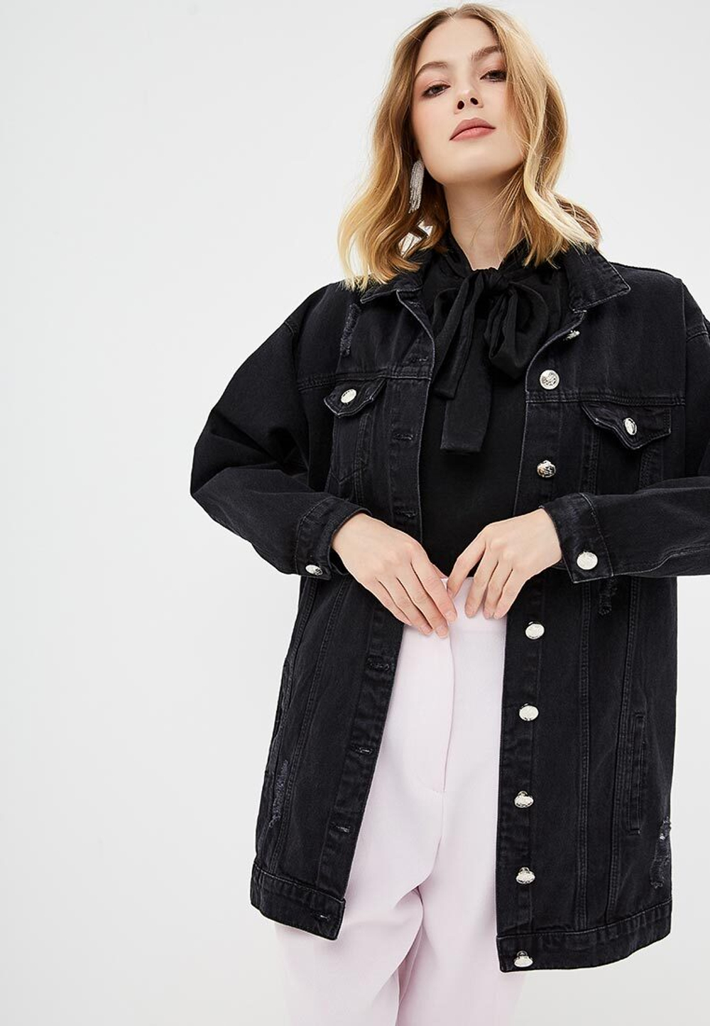 LIGVIANNI Джинсовая куртка Denim Jacket The Wolf in Forest