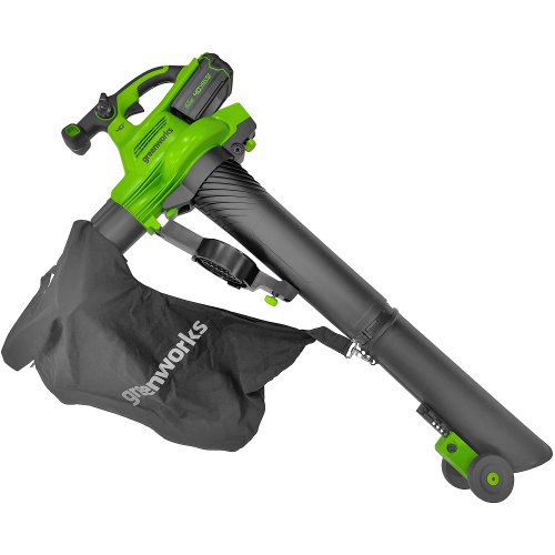 Пылесос-воздуходувка GREENWORKS GD40BV 40 V с акб и з/у   2406907UB