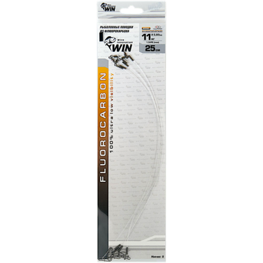 Поводок флюорокарбоновый WIN Fluorocarbon FC-11 0.6мм #1.5PE -