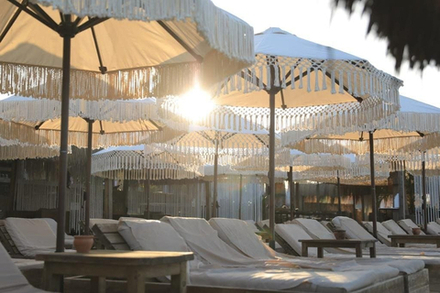 Зонт профессиональный Ø2.5 м Theumbrela Semsiye Evi Avocado Boho Light, бежевый