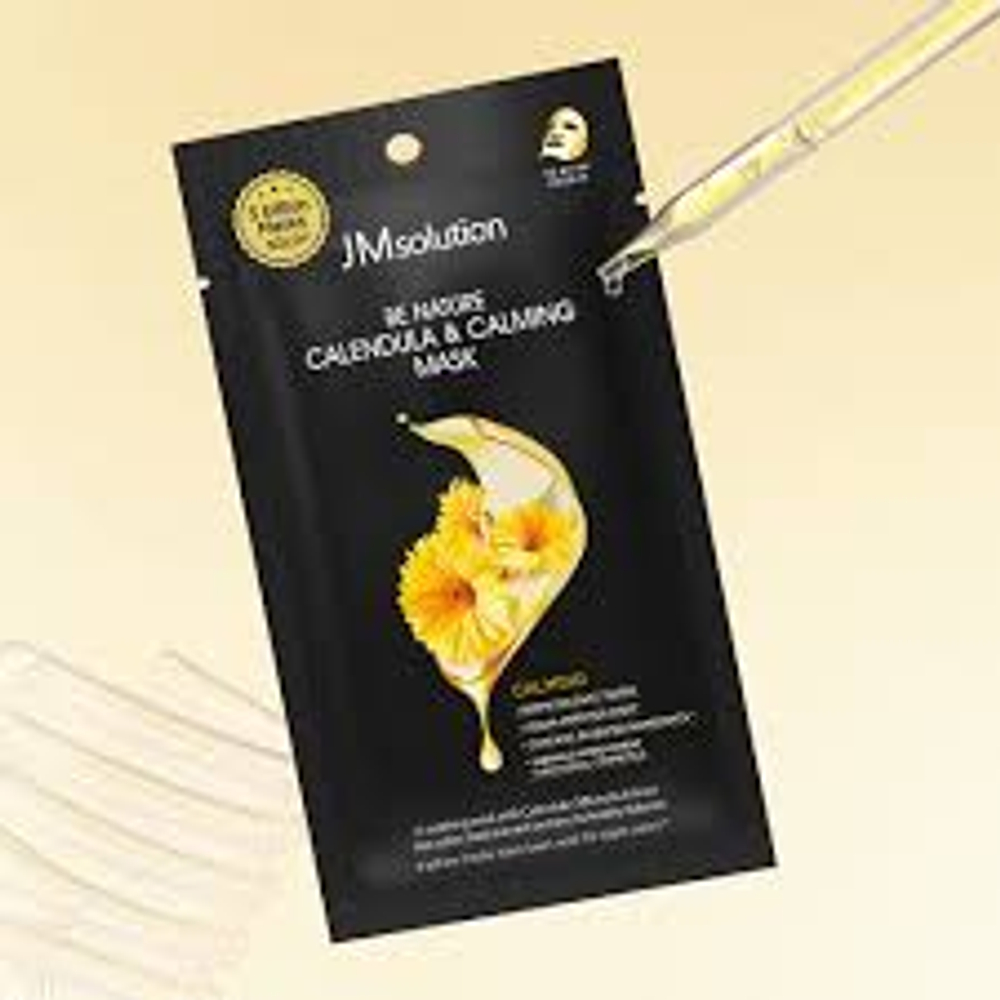 Маска тканевая с календулой JMsolution Be Nature calendula & calming, 24мл