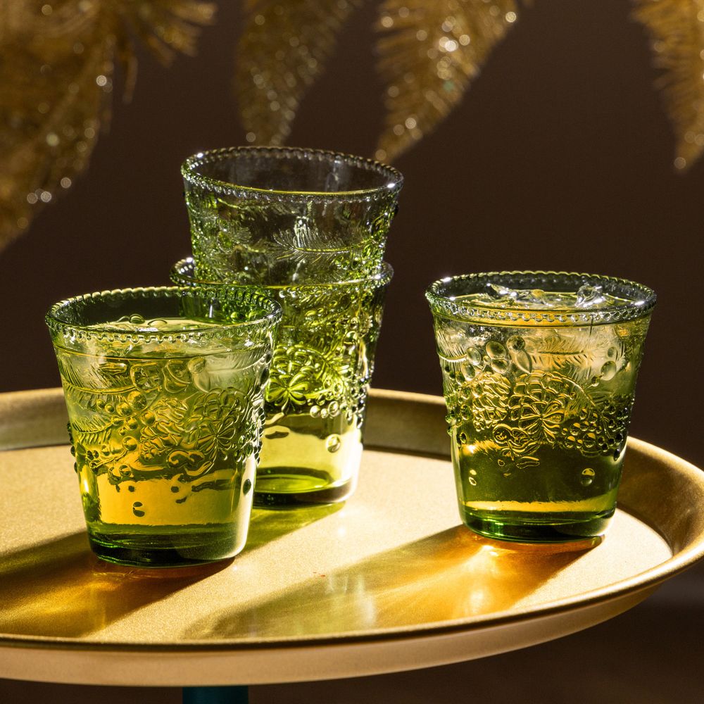НАБОР СТАКАНОВ "CELEBRATION" GREEN, 4 ШТ/280 МЛ