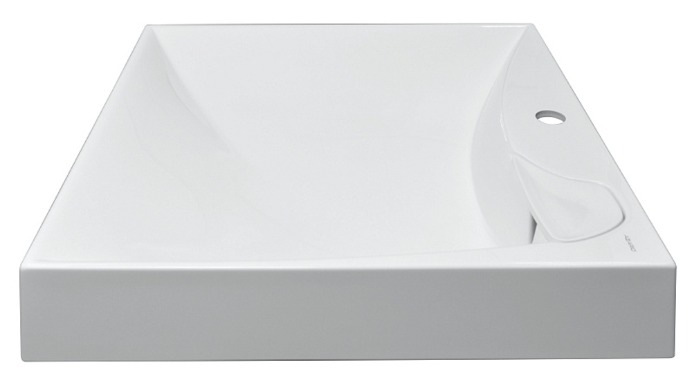 Раковина подвесная Azario Gratsiy 597х598х100 литьевой мрамор, белая (CS00078505)