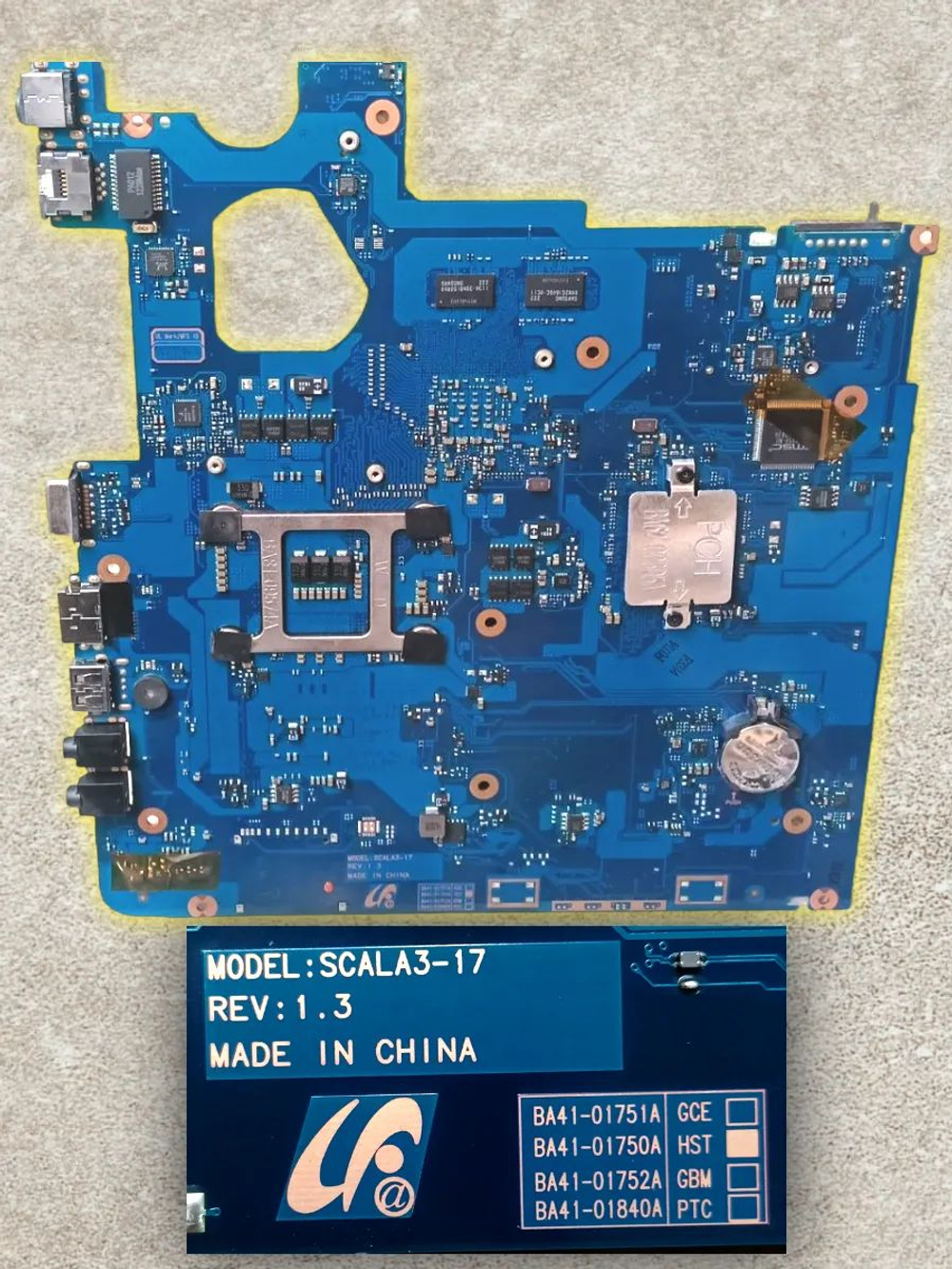 Материнская плата Scala3-17 для Samsung Np300E7Z