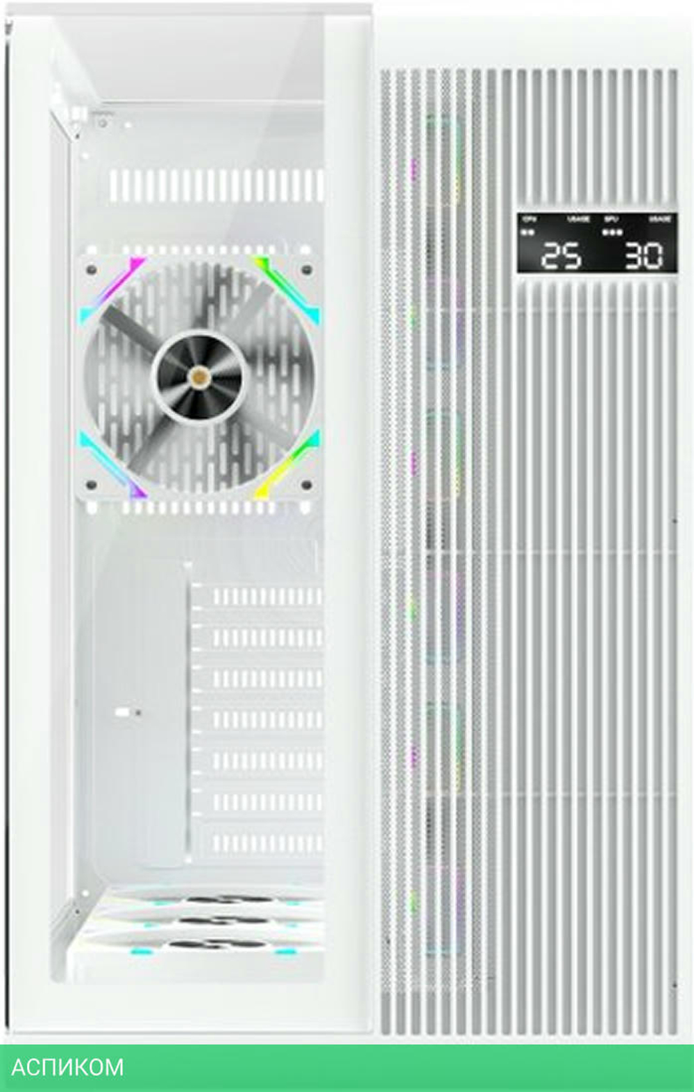 Корпус 1stPlayer RT7 без БП White (RT7-WH-3FC7R-W-1FC7-W)