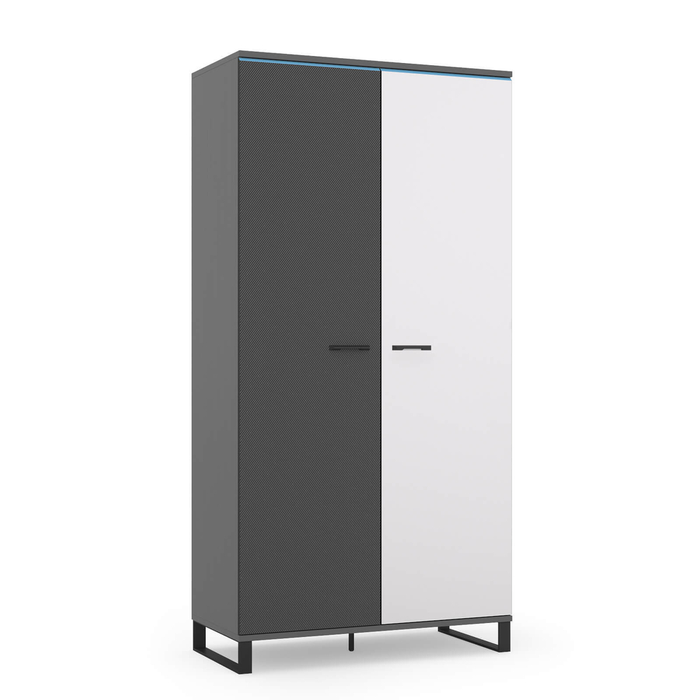 Шкаф двухстворчатый распашной Ш2 CARBON (Карбон)