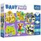 Puzzle &quot;Baby Progressive&quot; - Exotic animals / Trefl_FSC Mix 70%