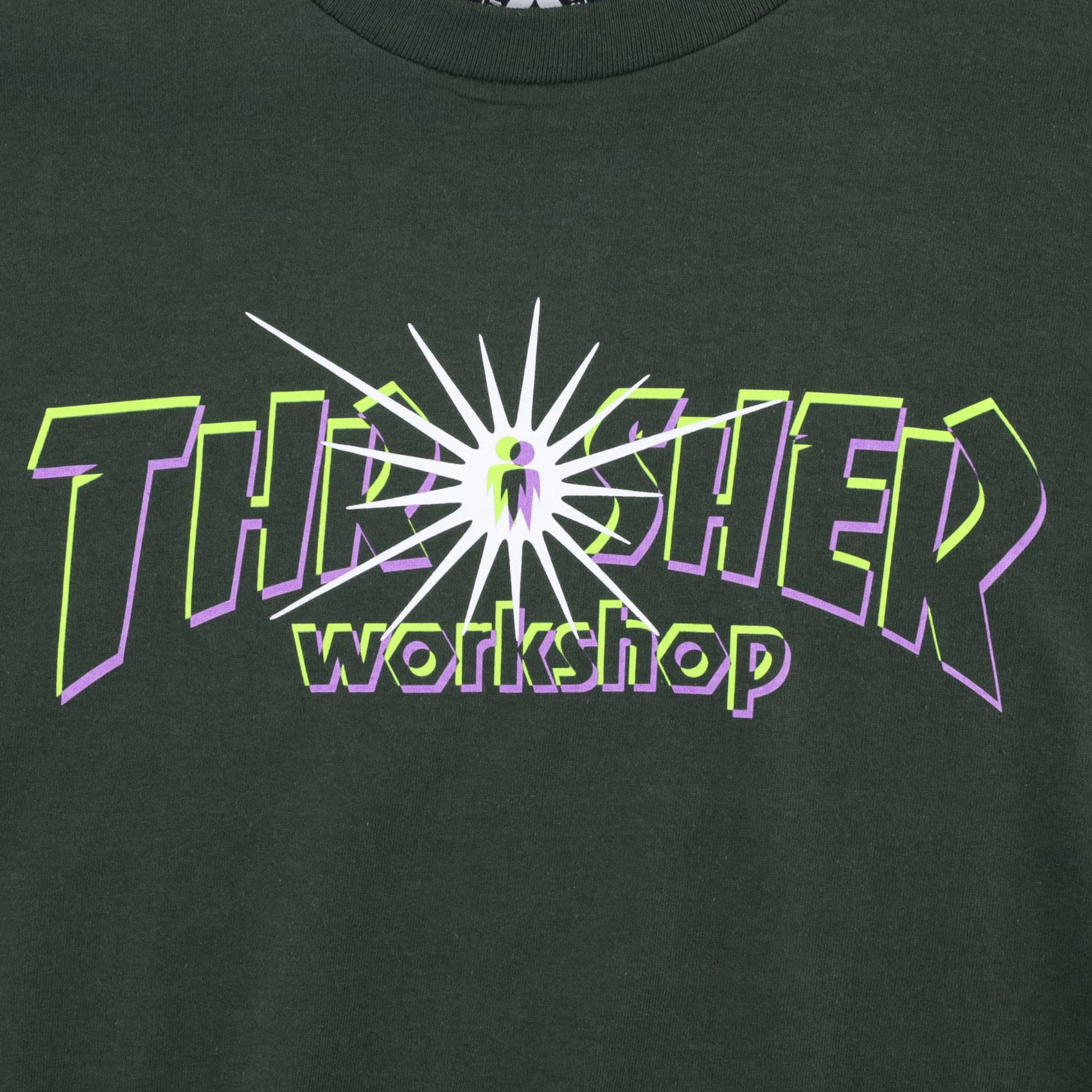 Футболка Thrasher X AWS - Nova (forest green) артикул: - купить в магазине Дайс