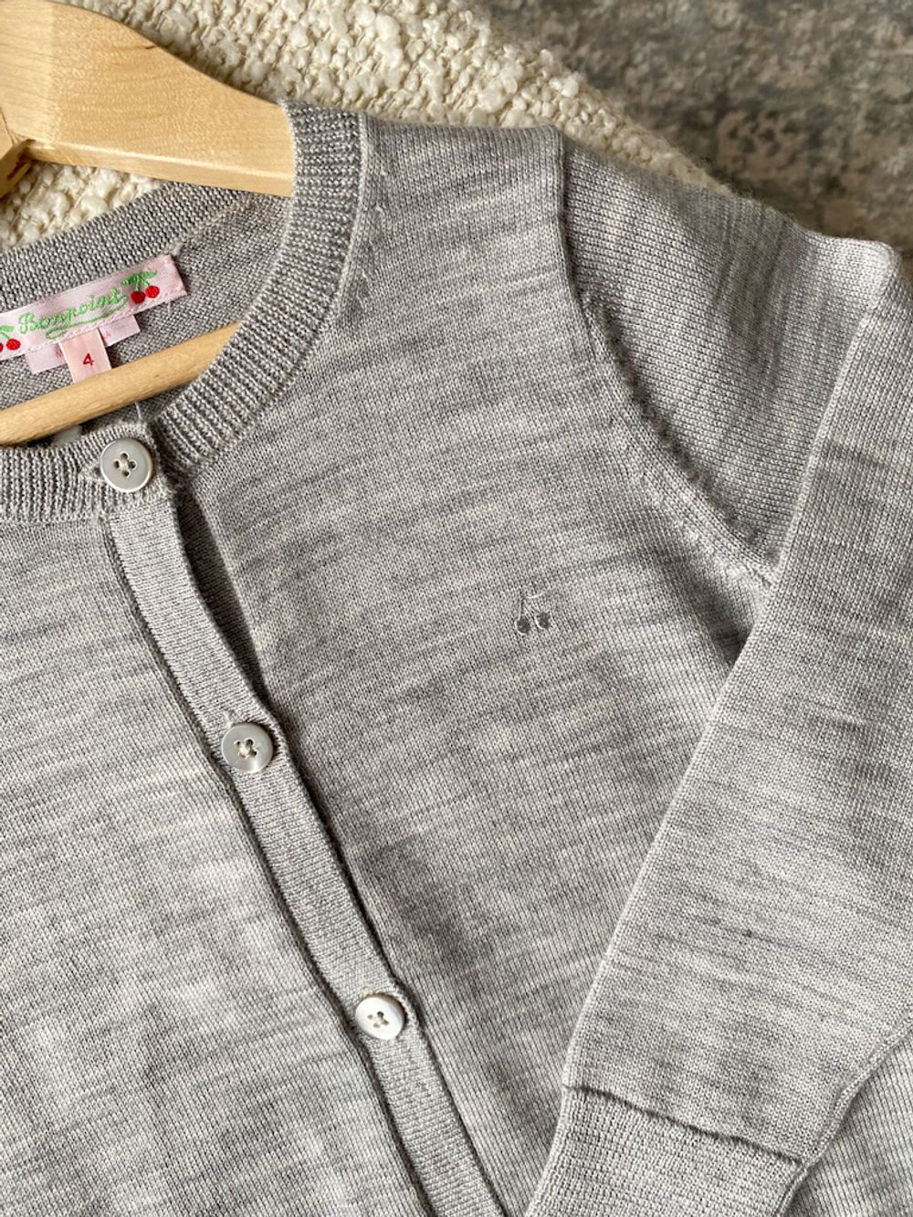 Новый шерстяной кардиган Bonpoint, 104