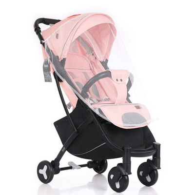 Детская прогулочная коляска Nuovita Fiato Rosa, Nero / Розовый, черный