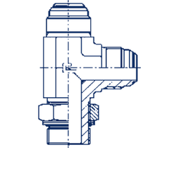 Штуцер FRLG JIC 1.5/8" BSP1.1/4"