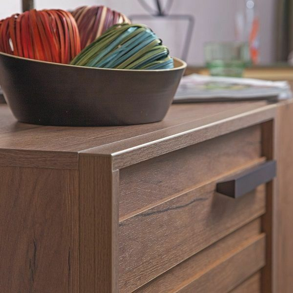 Тумба универсальная закрытая Nature 5, дуб табачный