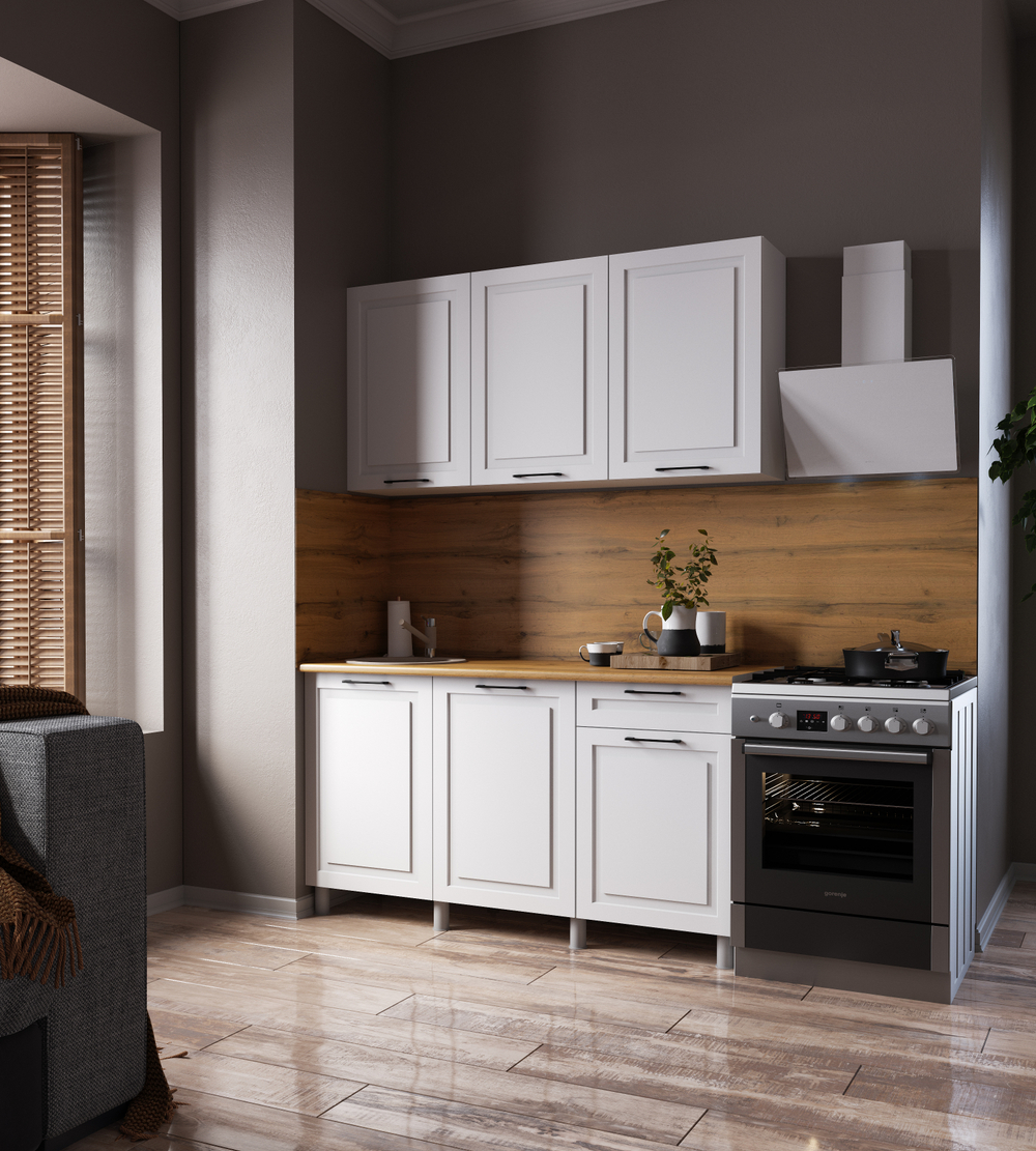 Кухня АЛИКАНТЕ готовое решение 1,5м