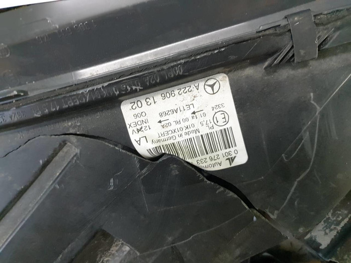 Битая Фара левая Mercedes S w222 (2013-2017) LED