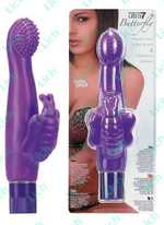 Вибромассажер с клиторальным стимулятором