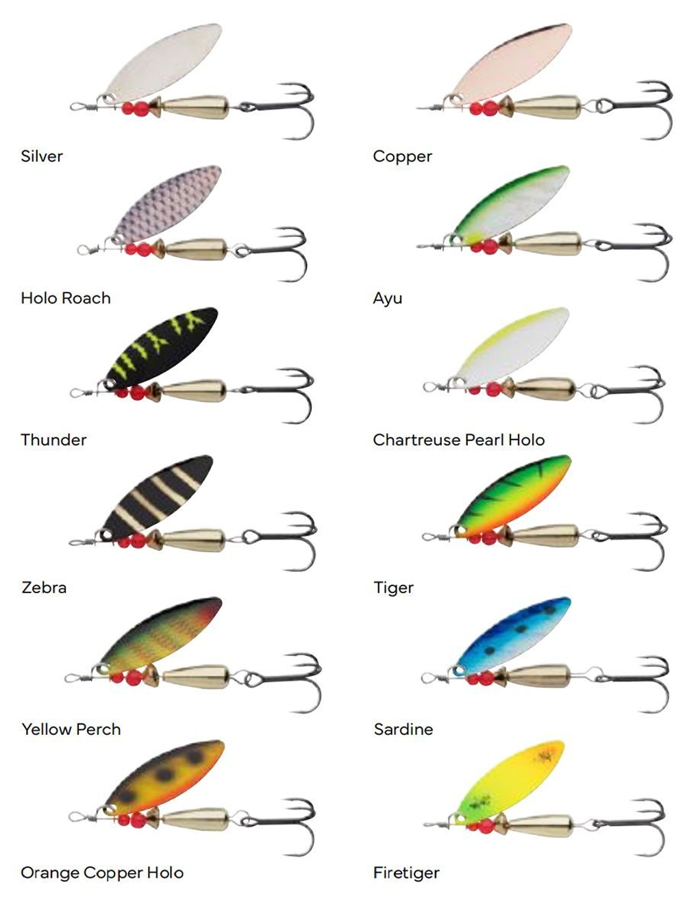 Блесна вращающаяся Abu Garcia Droppen Vide, 14 г, LF Ayu