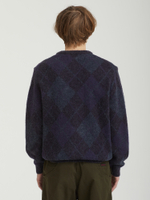 Мужской Свитер Mohair Argyle Knit
