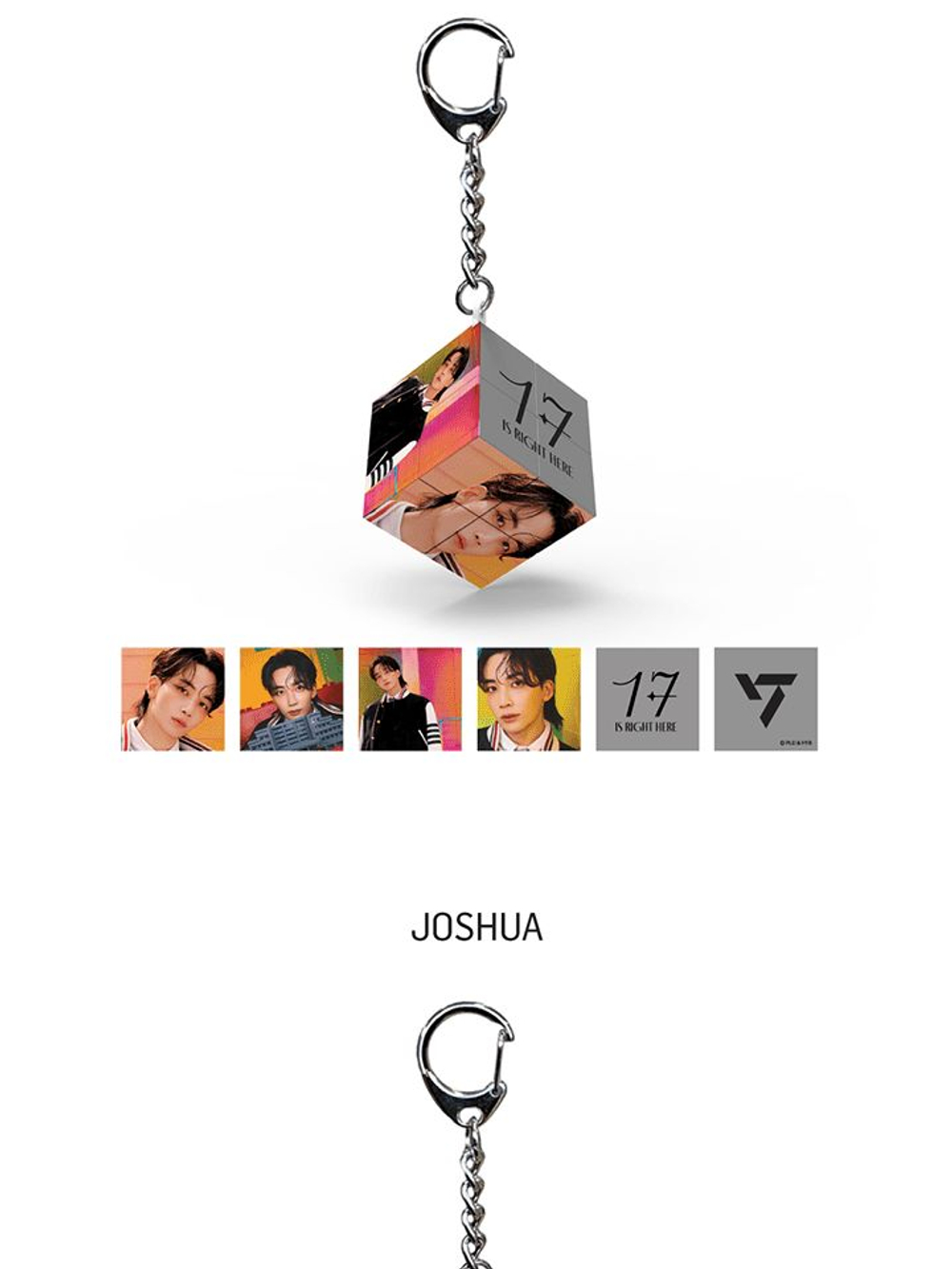 товары SEVENTEEN - 17 IS RIGHT HERE OFFICIAL MD MINI CUBE KEYRING SET