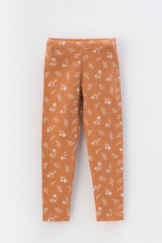 бриджи  для девочки  КР 400517/миндаль,красивые веточки к411