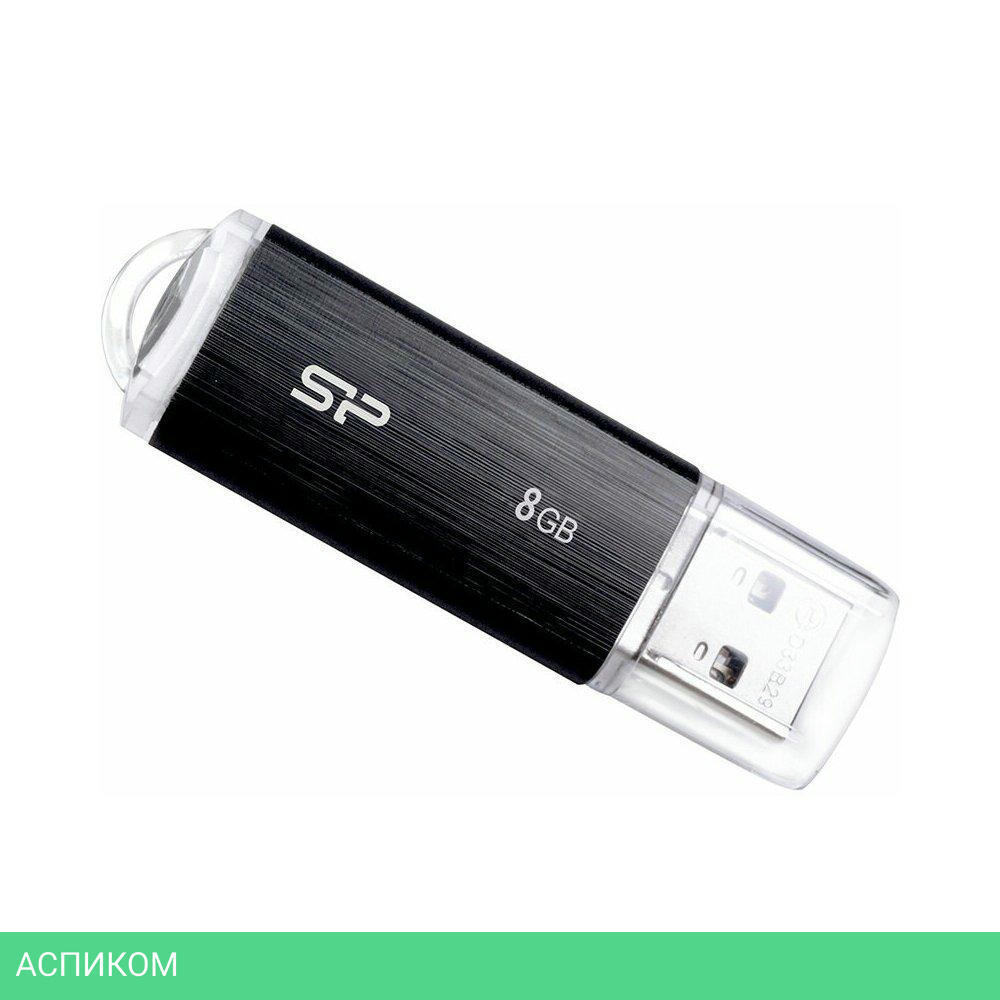 USB Flash-накопитель Silicon-Power Ultima U02 64Gb Black (SP064GBUF2U02V1K)