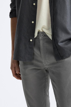 ZARA БРЮКИ ЧИНОС SKINNY FIT, ТЕМНО-СЕРЫЙ