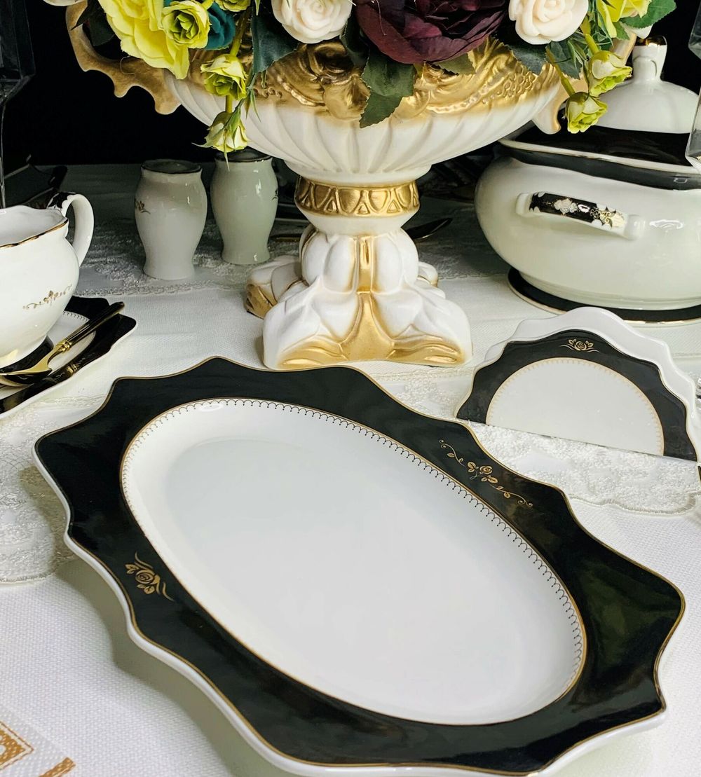 Lenardi 109-031 Овальное блюдо 35,5см RICH в под.уп.(х8)