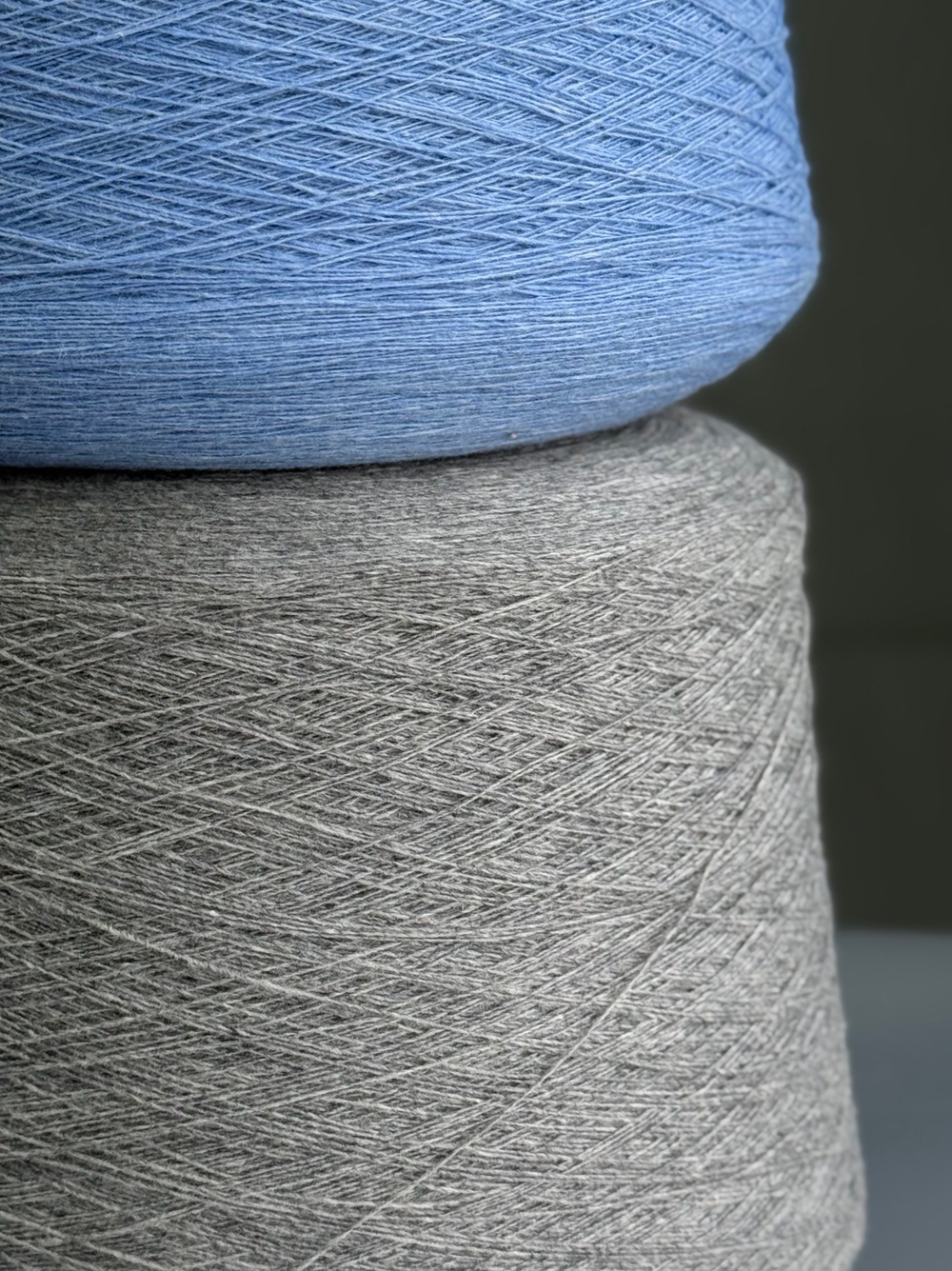 Пряжа Lanerossi ALBANY, 1/15 (100% мериносовая шерсть кардная),1500м/100гр, серый меланж