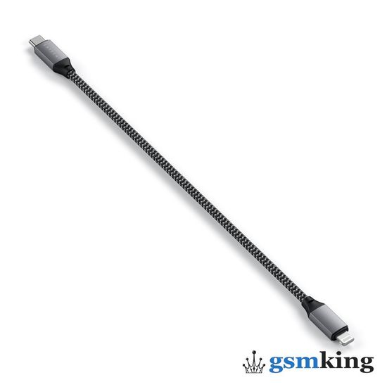 Satechi USB-C to Lightning Cable MFi 10-Inch Space Gray ST-TCL10M