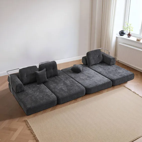 Диван Chillout, тёмный графит