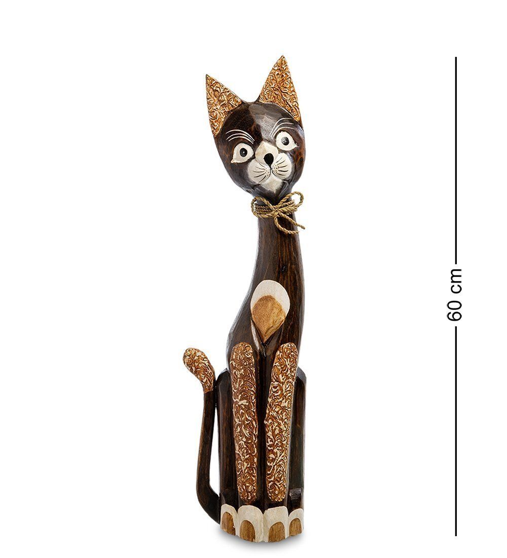 99-083 Статуэтка «Кошка» 60 см (албезия, о.Бали)