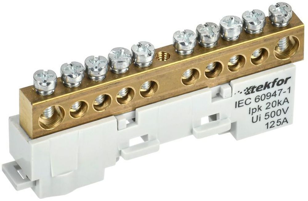 Шина L "фаза" неизол. на универс. держ. 8х12-10-Ср TEKFOR IEK TF-NN20-10-DL-K03 Шина L "фаза" неизол. на универс. держ. 8х12-10-Ср TEKFOR IEK TF-NN20-10-DL-K03