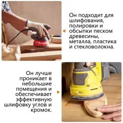 Шлифовальные круги 125мм на липучке P80 P180 P240 P320 P400 P600 P800 P1000 P2000 P3000. самозацепляющийся с отверстиями 100 штук набор