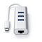 USB-хаб Satechi Type-C 2-in-1 USB Hub with Ethernet (ST-TC2N1USB31AS) Silver