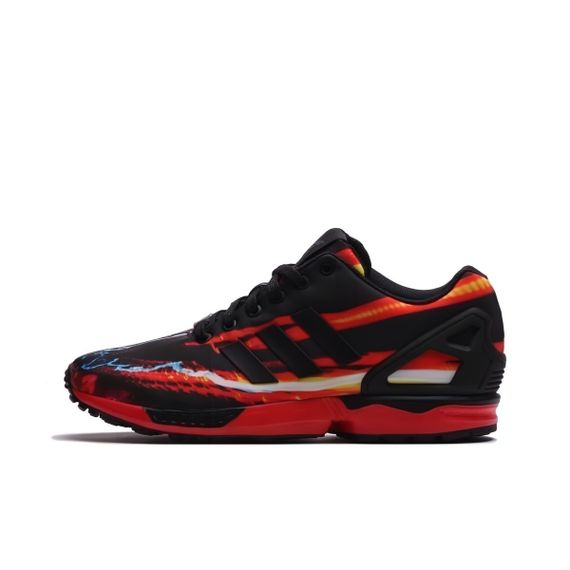 adidas originals ZX Flux Беговые кроссовки Низкие Черно-красные Унисекс