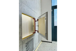 Люк под плитку Союз 500х500, петли по стороне 500 ХАММЕР