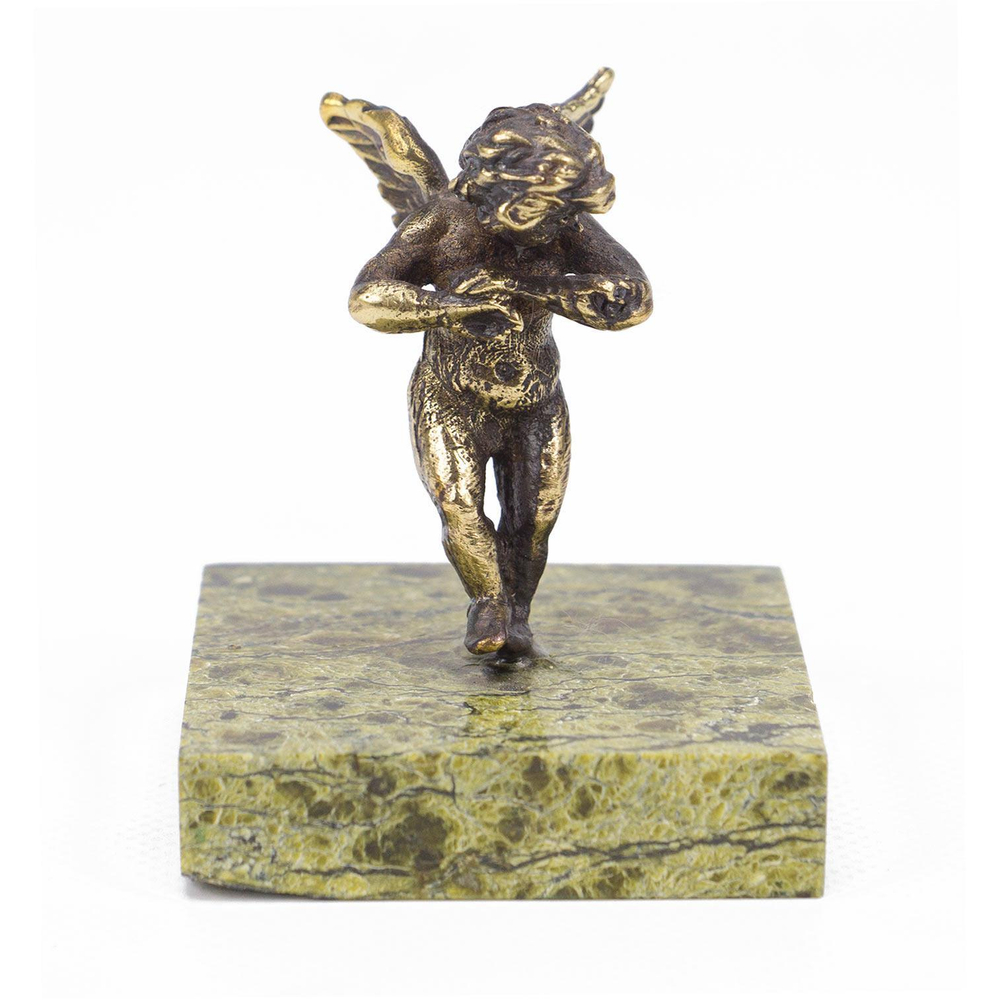 Статуэтка из бронзы и змеевика"Танцующий ангел" G 117945