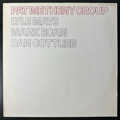 Pat Metheny Group ‎– Pat Metheny Group (Япония 1984г.)