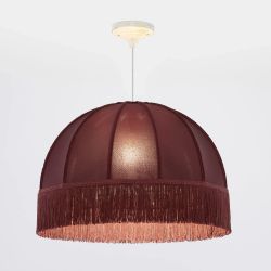 Citilux Базель CL407023 Подвесной светильник патина с красным абажуром