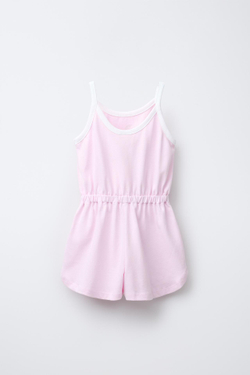 ZARA КОМБИНЕЗОН С ПРИНТОМ, РОЗОВЫЙ