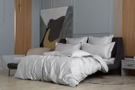 Простыня German Grass 180х240 Ash Grey Allure серая