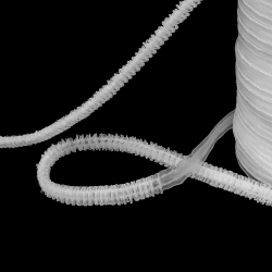 Шторная лента Oz-Is арт. 3863МP коэф сборки 1:10, для французских и австрийских штор, цвет прозрачный (ширина 15 mm)