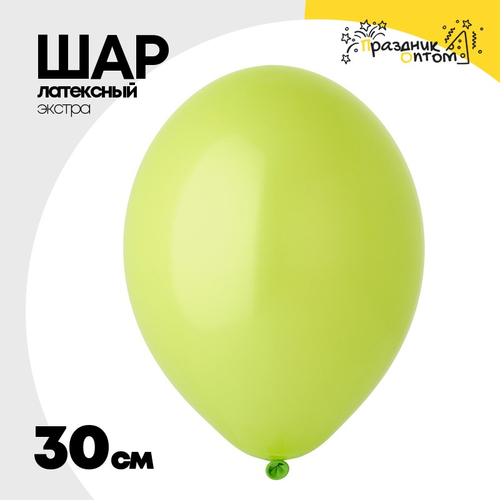 Шар латексный Экстра Пастель 30 см (Зеленый)