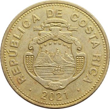 100 колонов 2021 Коста-Рика
